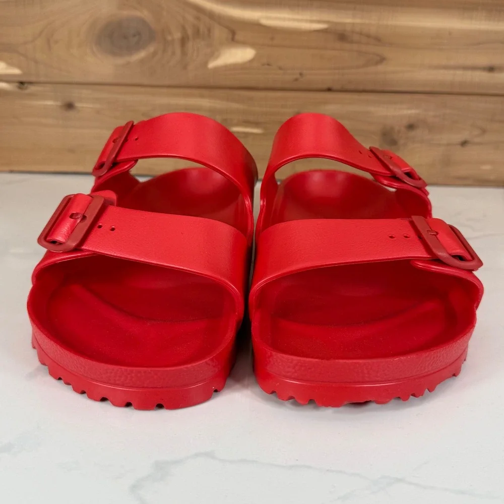 Birkenstock Arizona Essentials EVA Red Sandals Mens 13 EU 46 Waterproof Slides